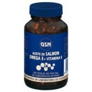 Aceite de salmón GSN con omega 3 y vitamina E 