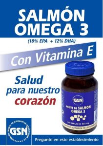 El aceite de salmón, omega 3 y vitamina E de GSN