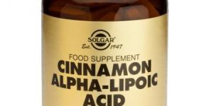 Canela china con ácido alfa lipóico de Solgar alivia la pesadez de estómago