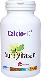 Calcio y Vitamina D3 Sura Vitasan aumenta la absorción del calcio en el cuerpo
