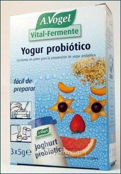 Vital fermente Fermento en polvo para la realización de yogur probiótico de Alfred Vogel
