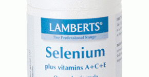 Selenio 200 µg más vitaminas A + C y E de Lamberts