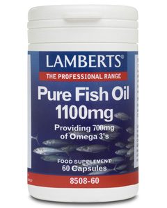 Aceite de pescado puro 1.100mg (EPA 360 mg / DHA 240mg) de Lamberts