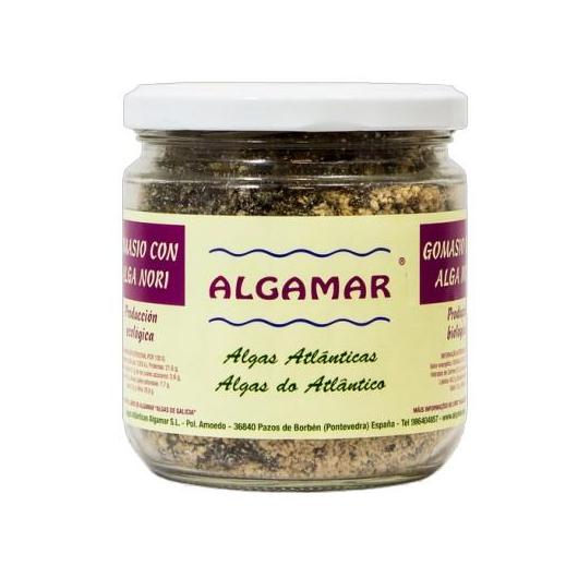 Gomasio con alga nori de Algamar, sustituto a la sal en tus comidas