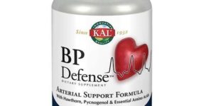 BP Defense de KAL es un complemento alimenticio formulado como un apoyo nutritivo para mejorar la salud arterial y mantener una presión sanguínea saludable