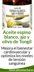 Aceite espino blanco, ajo y olivo 60 perlas de Tongil