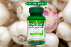 Ajo Desodorizado 50 capsulas 3000 mg estandarizado de Nature's Bounty