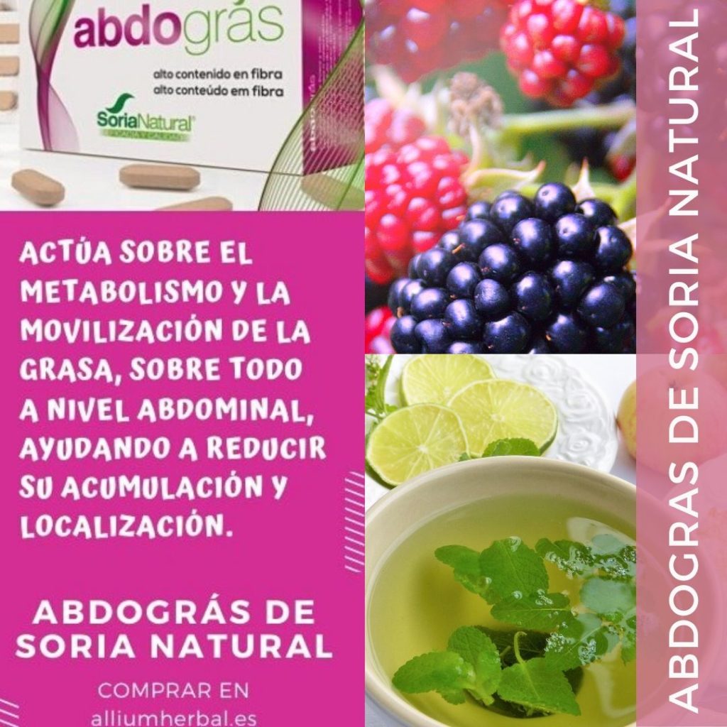 Abdogras de Soria Natural es un compuesto de extractos de melisa, morera y ajenjo 